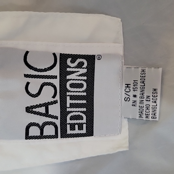 Basic Editions Women's White Utility Jacket - Picture 3 of 4